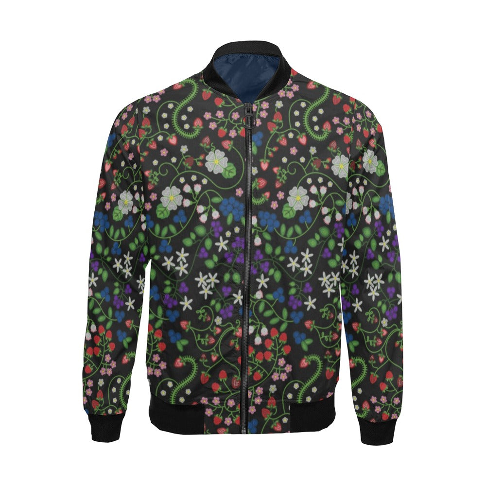 Grandmother Stories Midnight All Over Print Bomber Jacket for Men