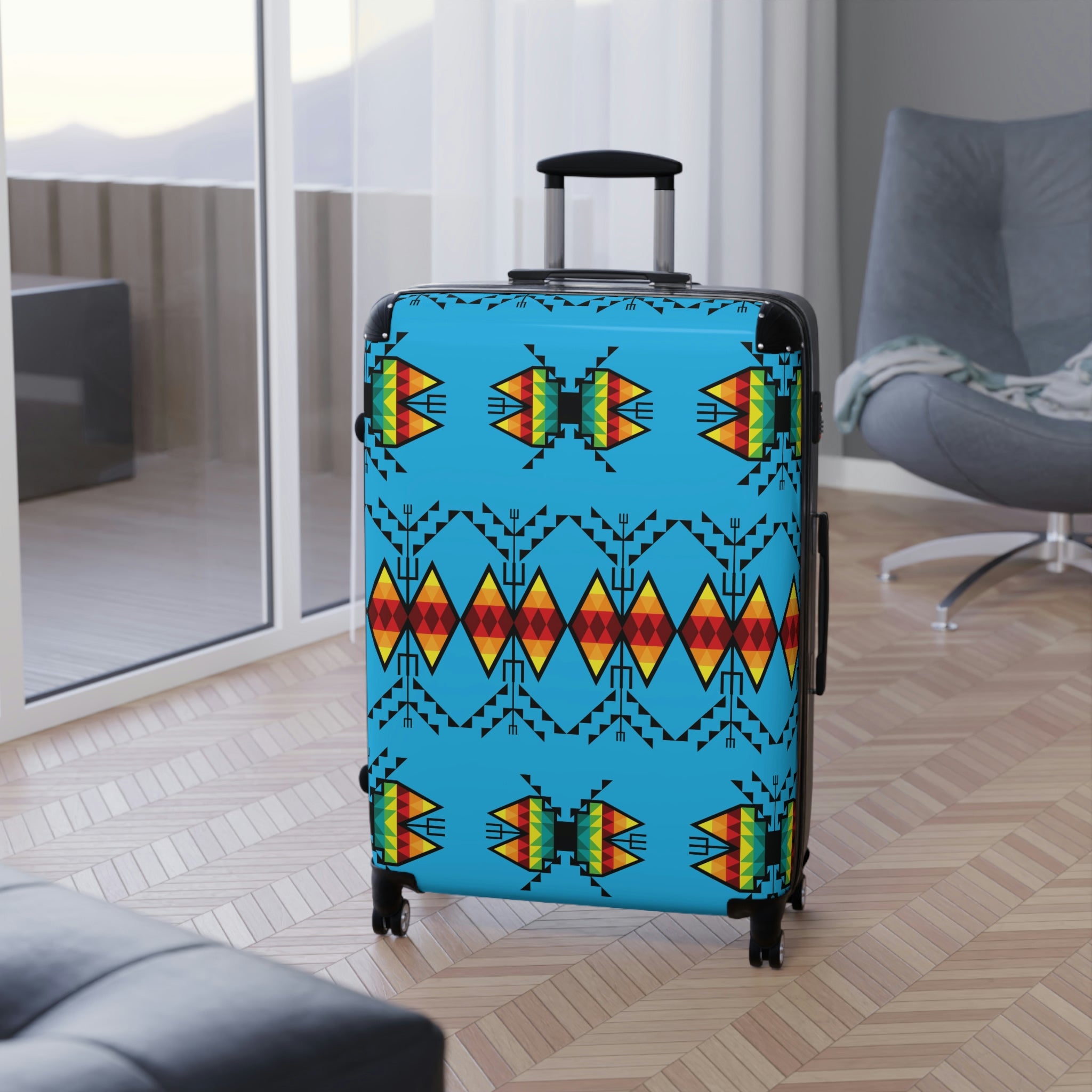 Sacred Trust Sky Suitcases
