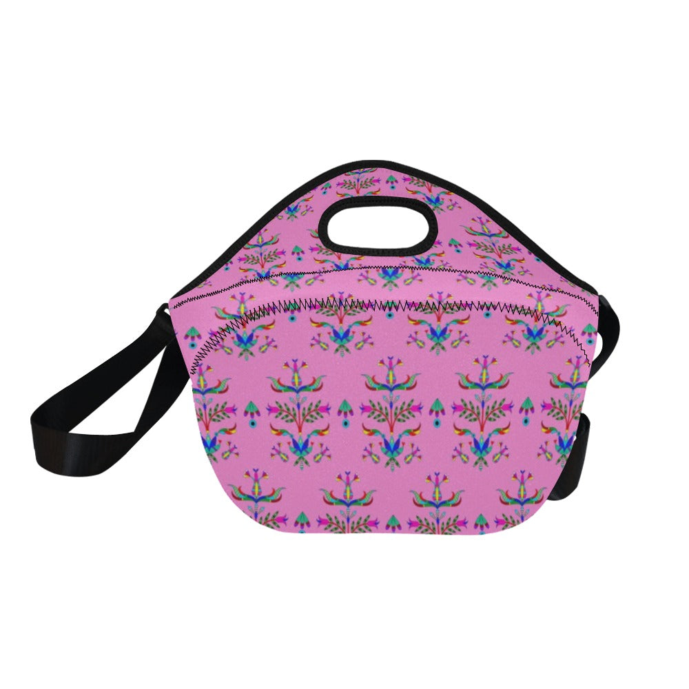 Dakota Damask Cheyenne Pink Neoprene Lunch Bag/Large