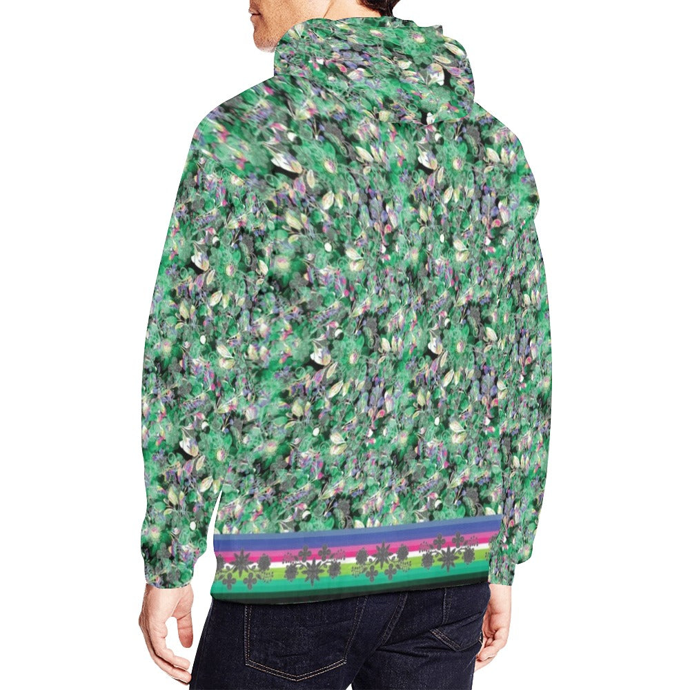 Culture in Nature Green Hoodie for Men (USA Size)