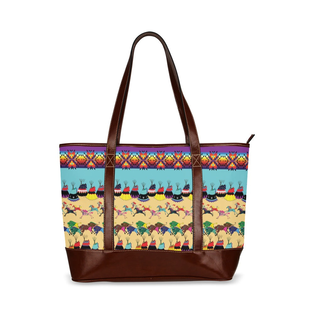 Prairie Bison Tote Handbag