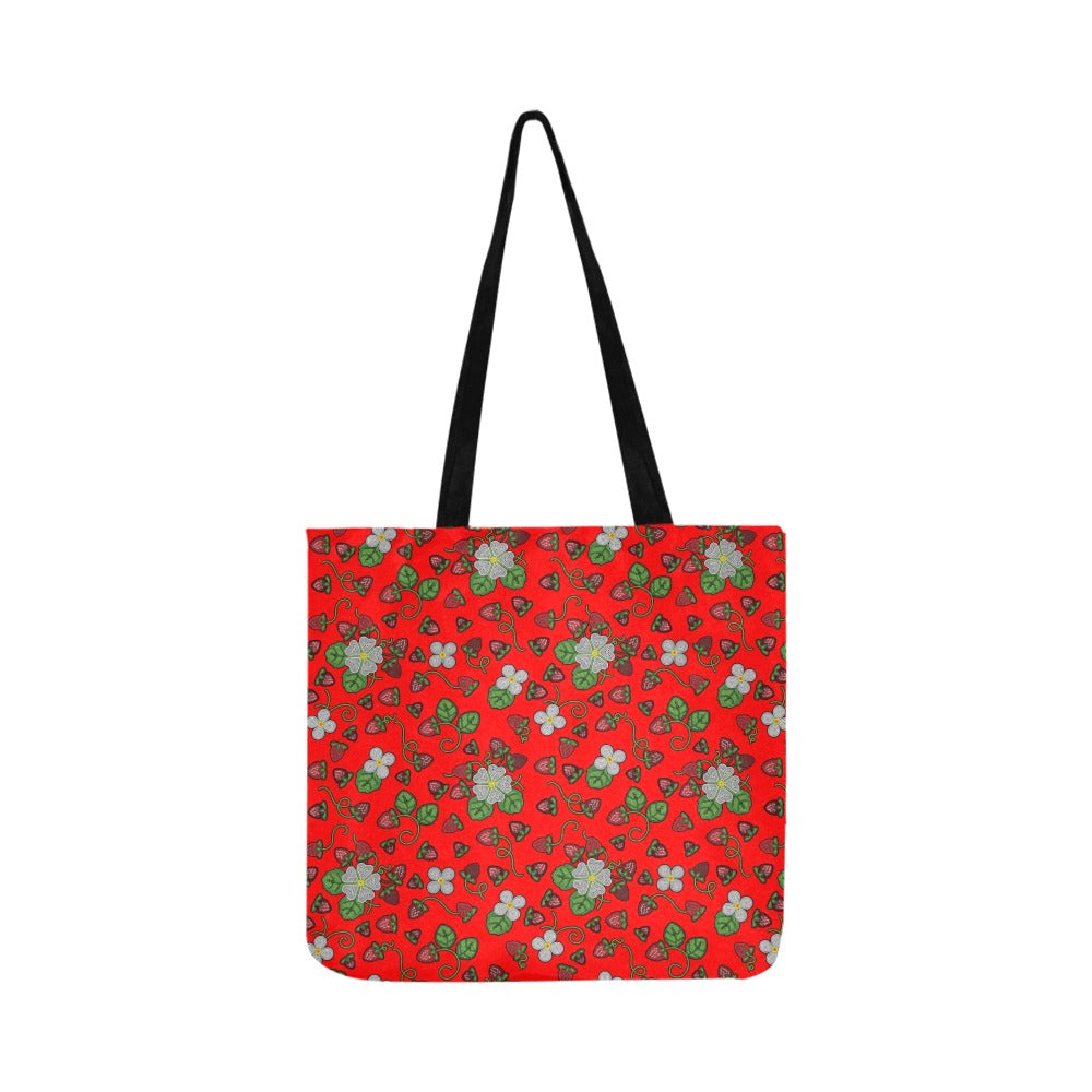 Strawberry Dreams Fire Reusable Shopping Bag (Two sides)