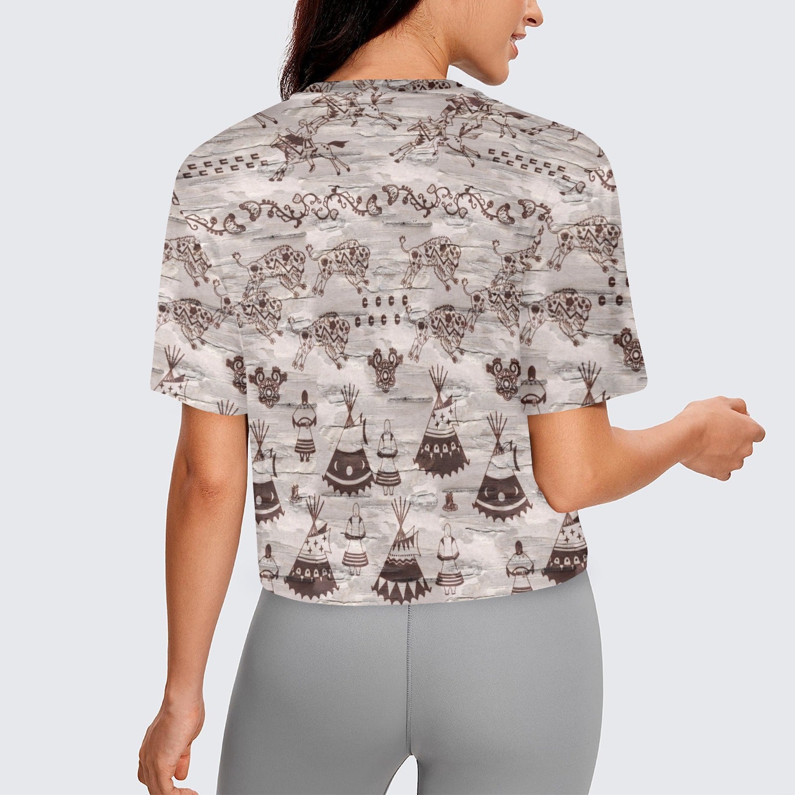 Heart of The Forest Women's Cropped T-shirt