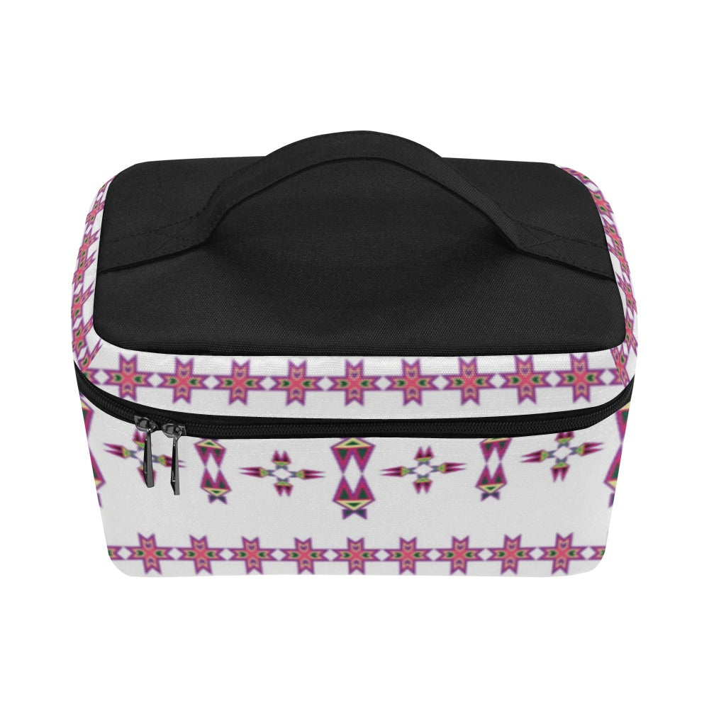 Four Directions Lodge Flurry Cosmetic Bag/Large