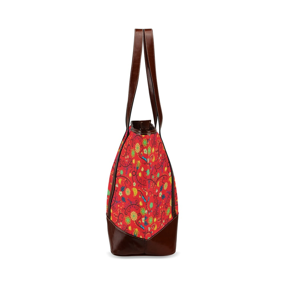 Nipin Blossom Fire Tote Handbag