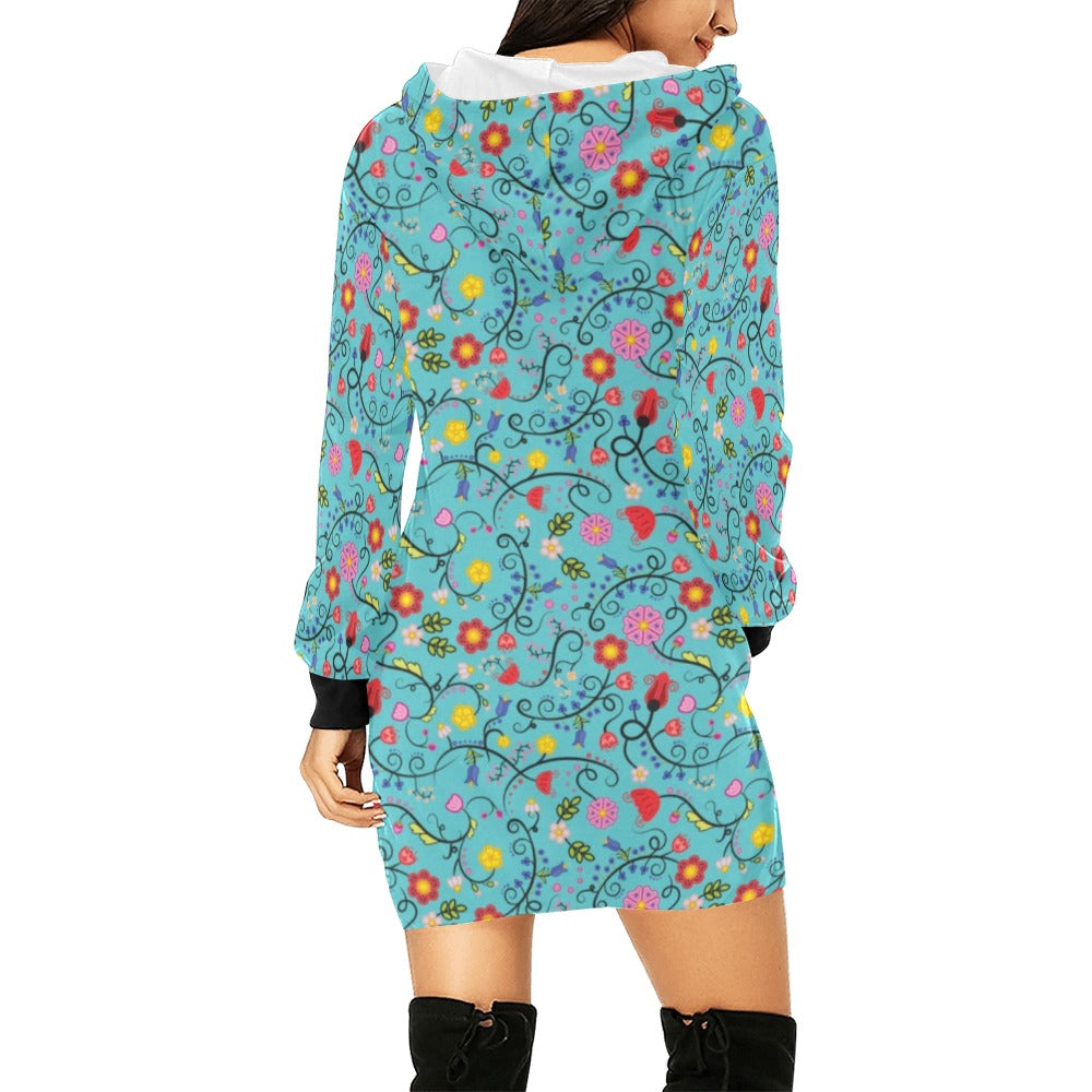 Nipin Blossom Sky Hoodie Dress