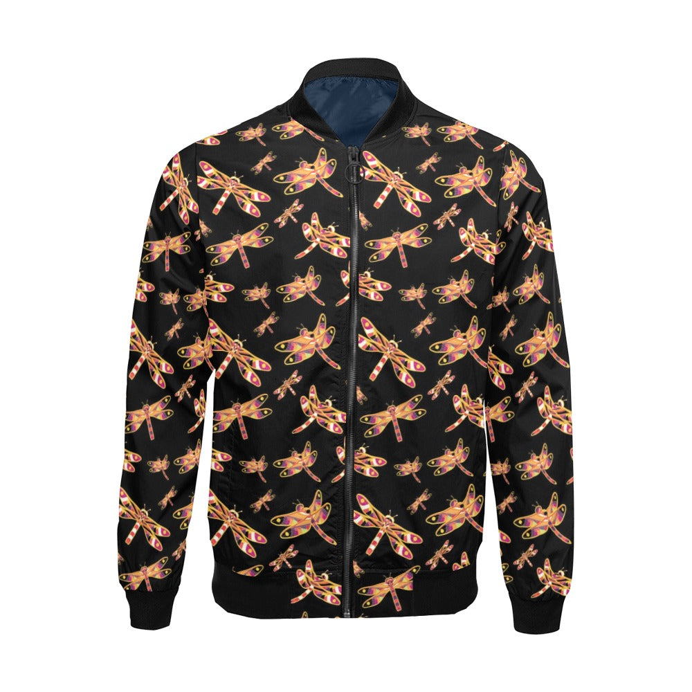 Gathering Yellow Black Bomber Jacket for Men