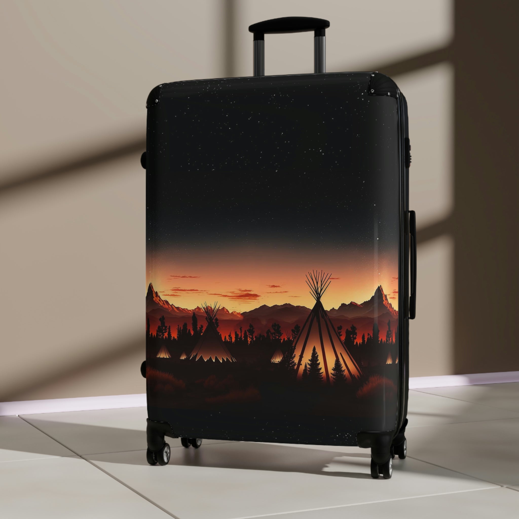 Sunset Tipis 1 Suitcases