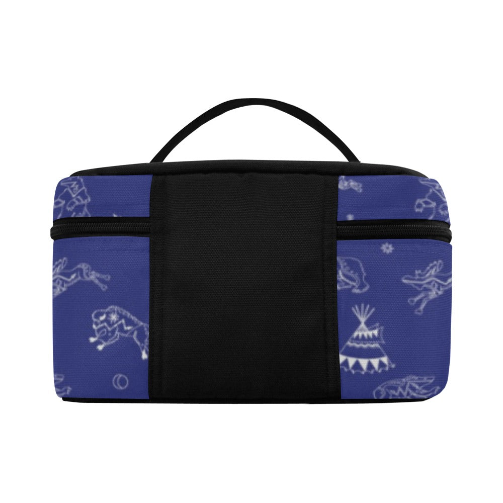 Ledger Dabbles Blue Cosmetic Bag/Large