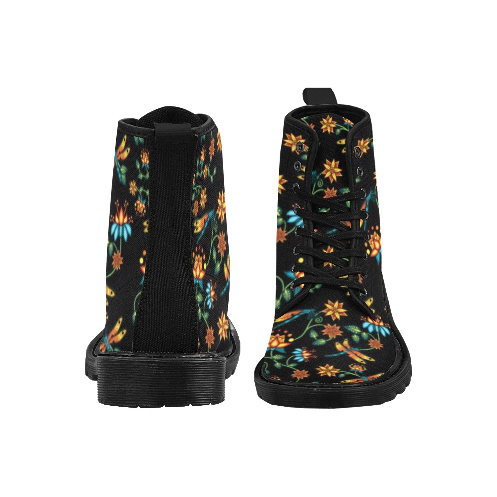 Dragon Lily Noir Boots for Women (Black)