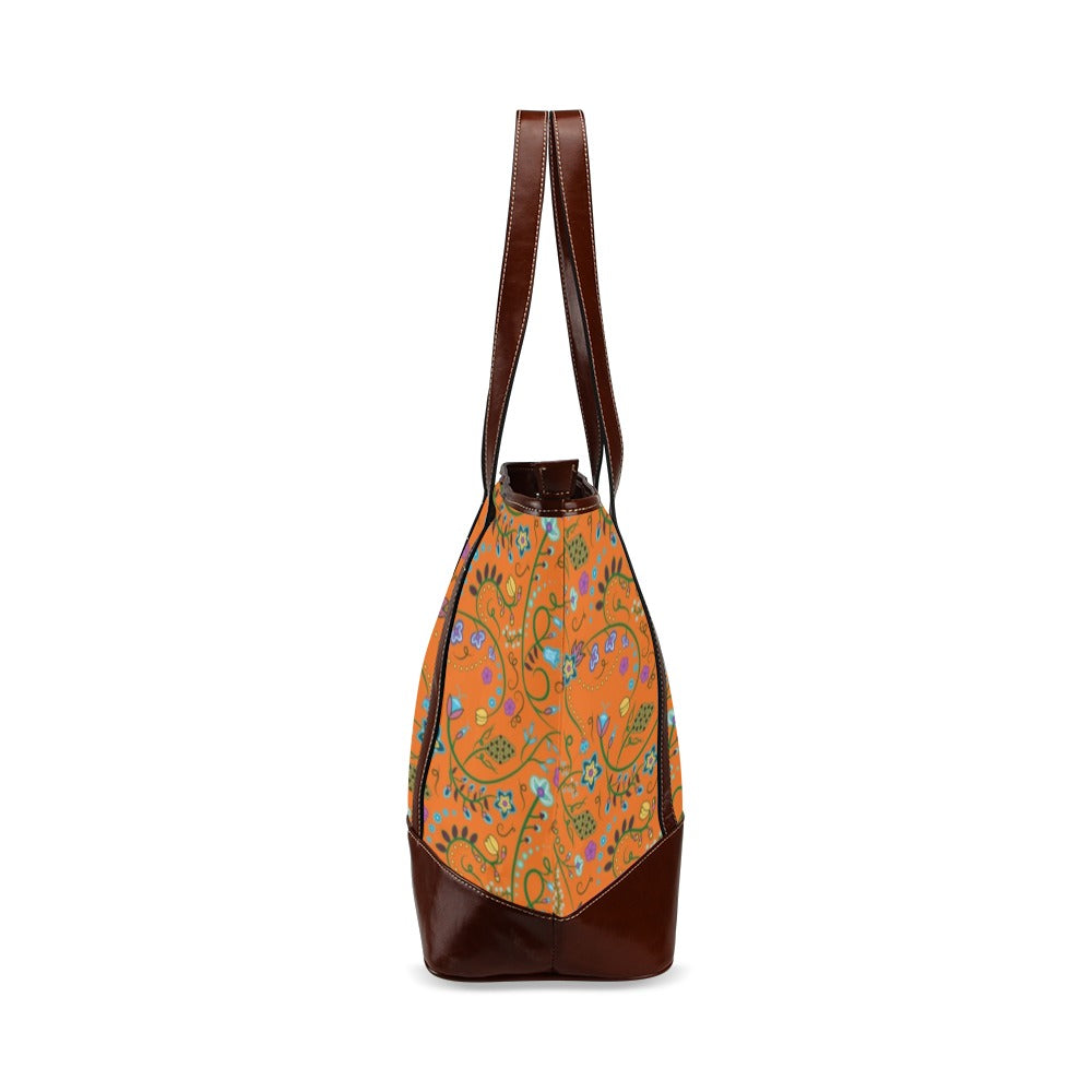 Fresh Fleur Carrot Tote Handbag