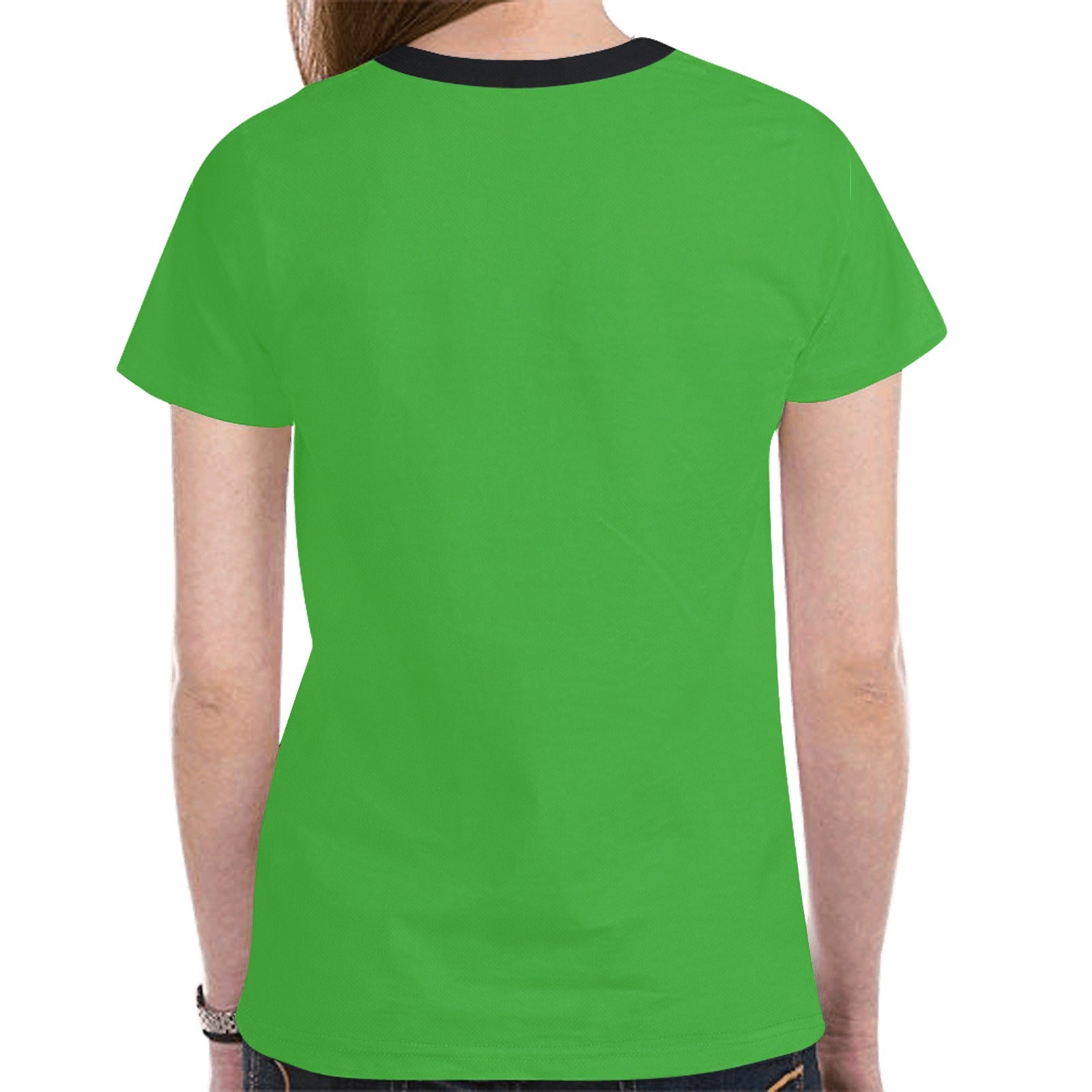 Floral Beaver Spirit Guide (Green) T-shirt for Women