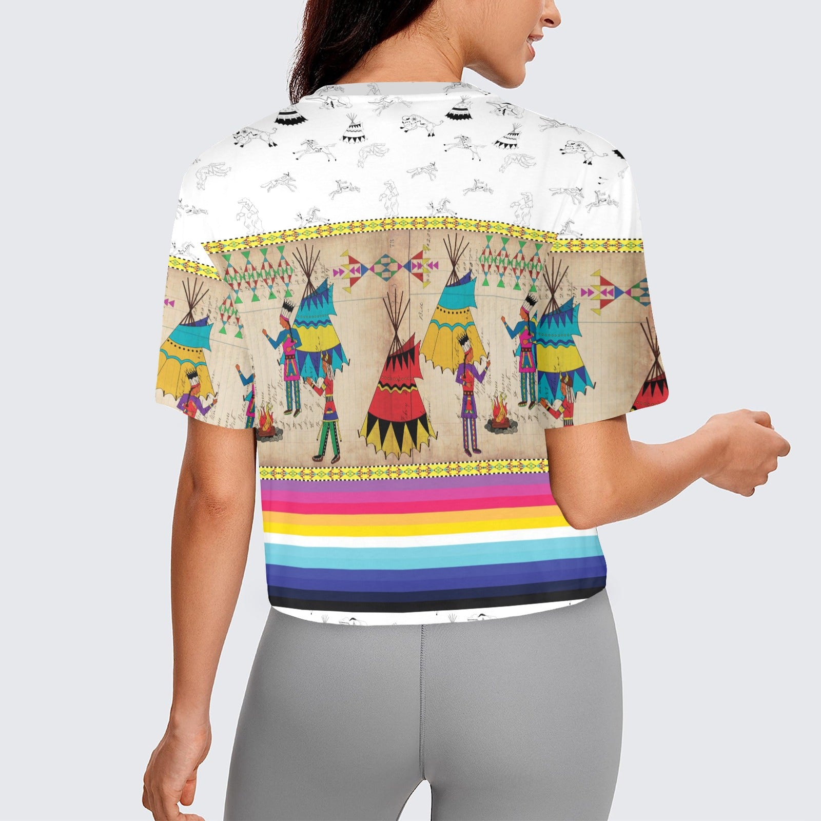 Ledger Chiefs Clay Women's Cropped T-shirt