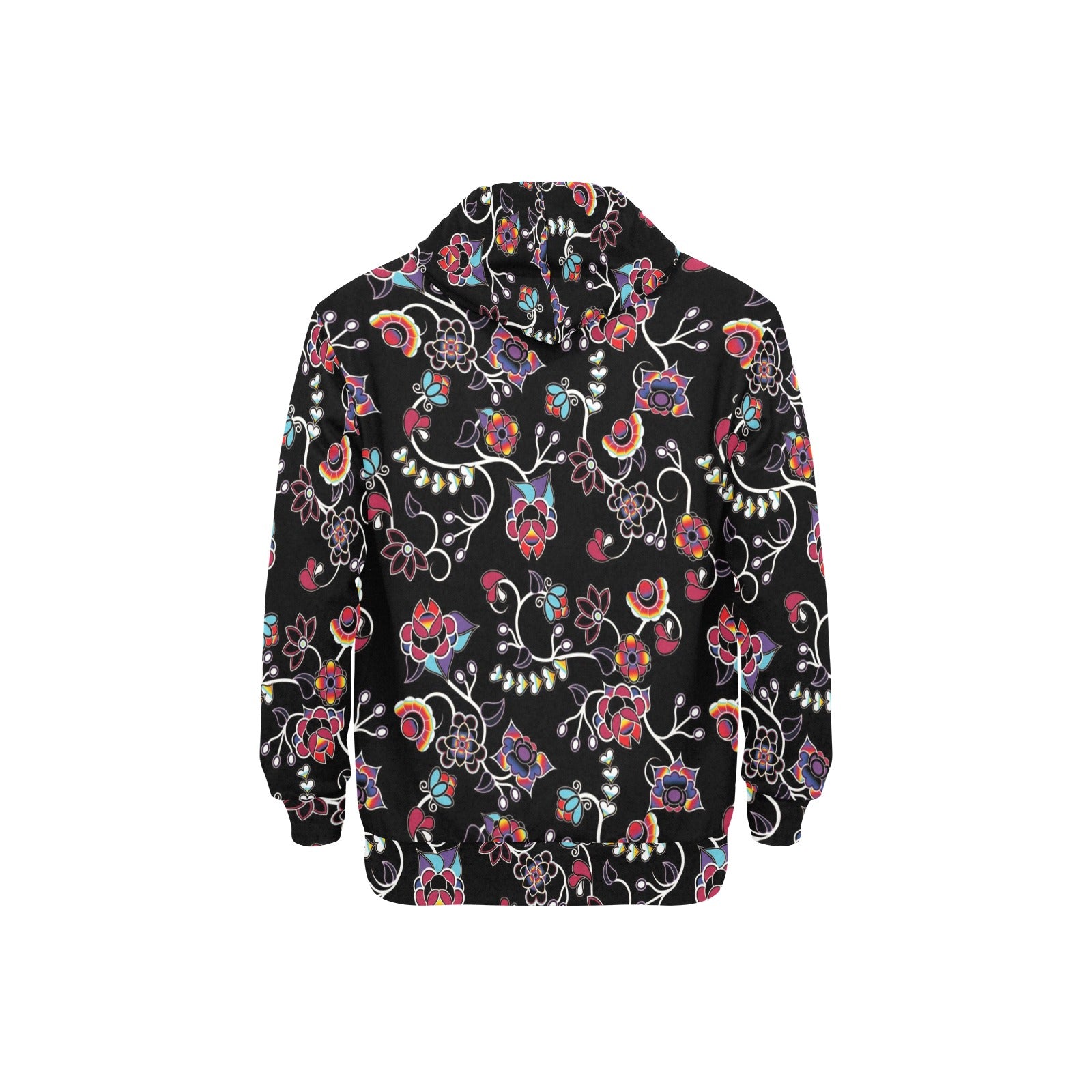 Floral Danseur Men's Long Sleeve Fleece Hoodie