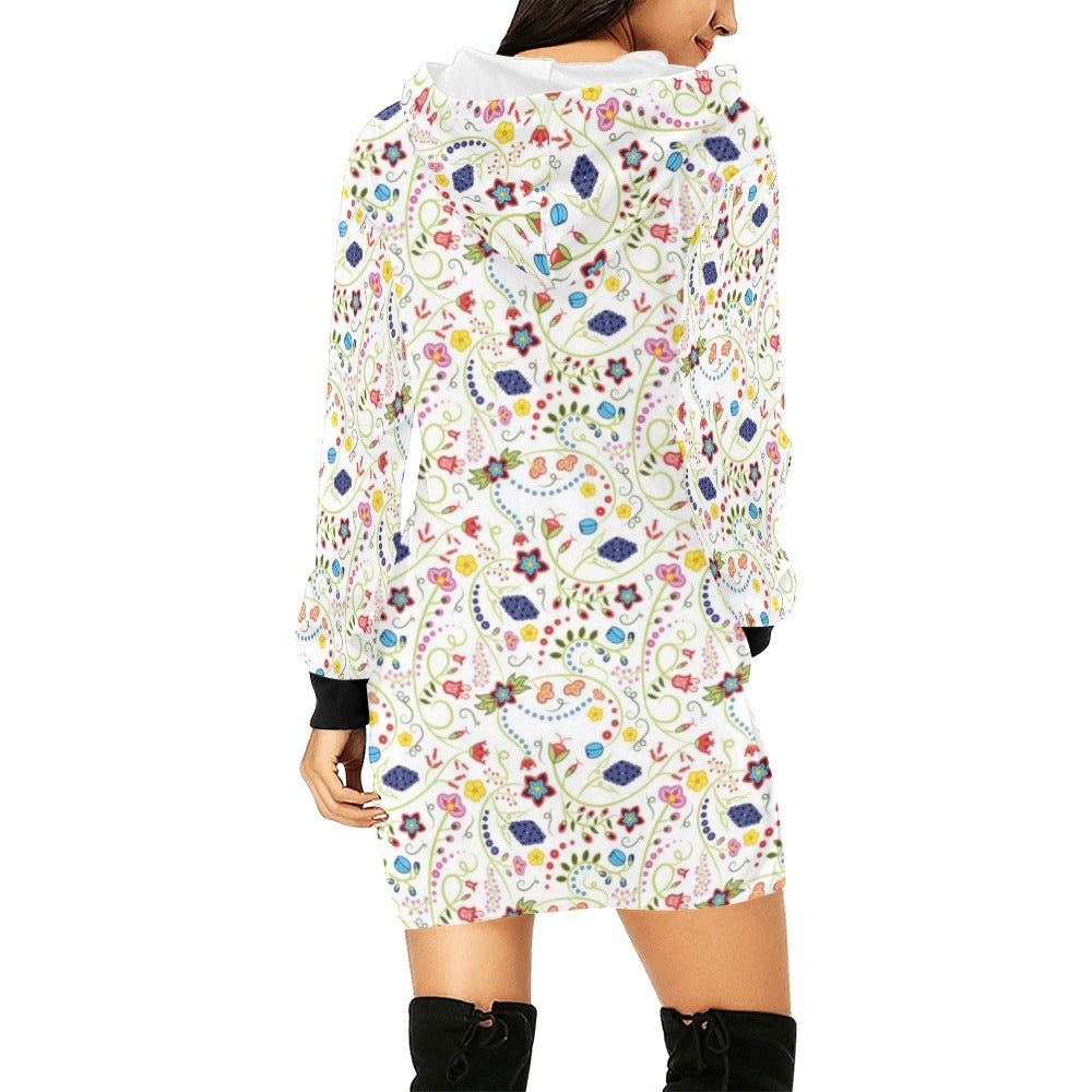 Fresh Fleur Hoodie Dress