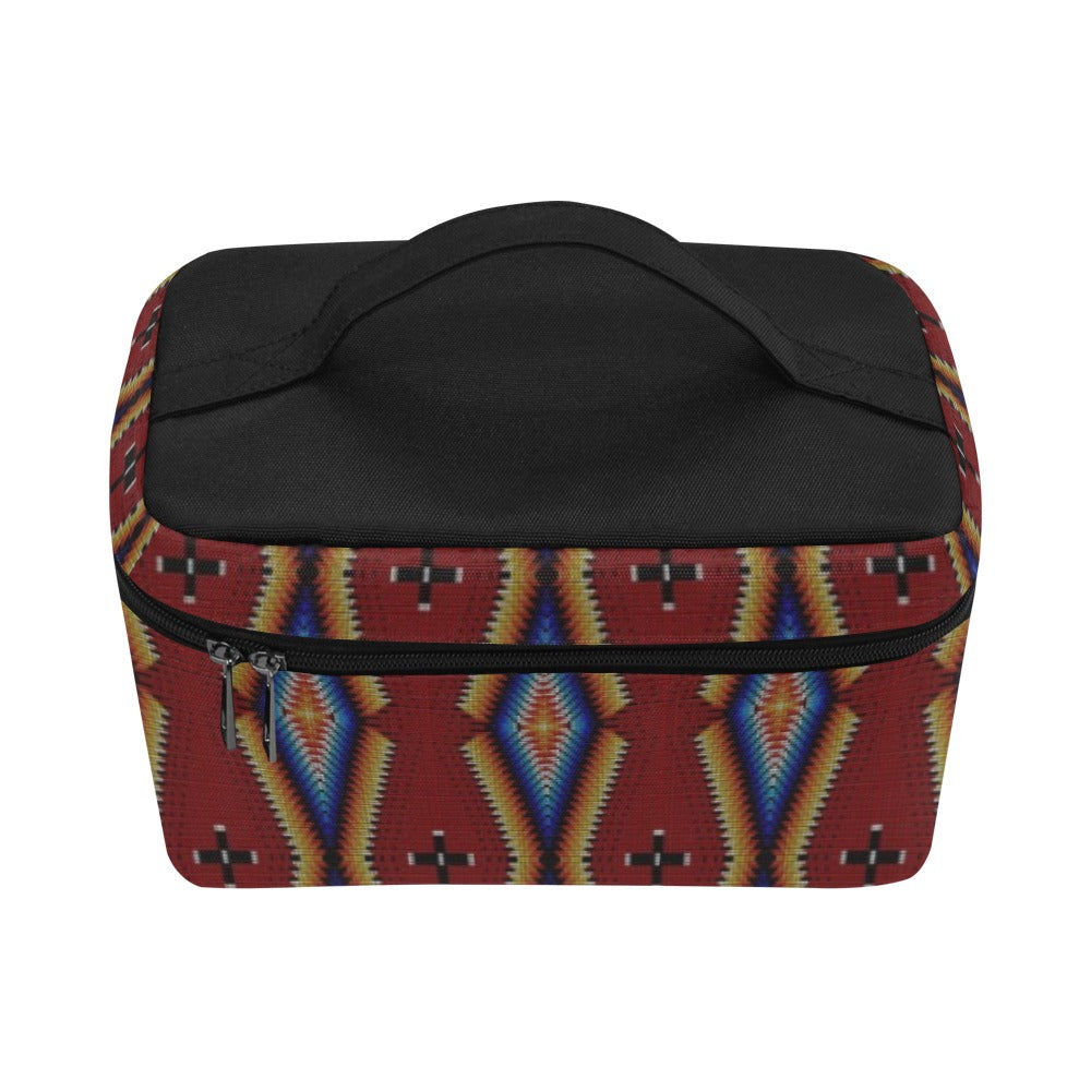 Diamond in the Bluff Red Cosmetic Bag/Large