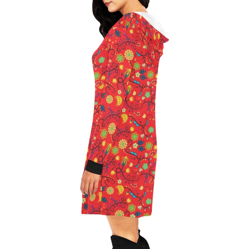 Nipin Blossom Fire Hoodie Dress