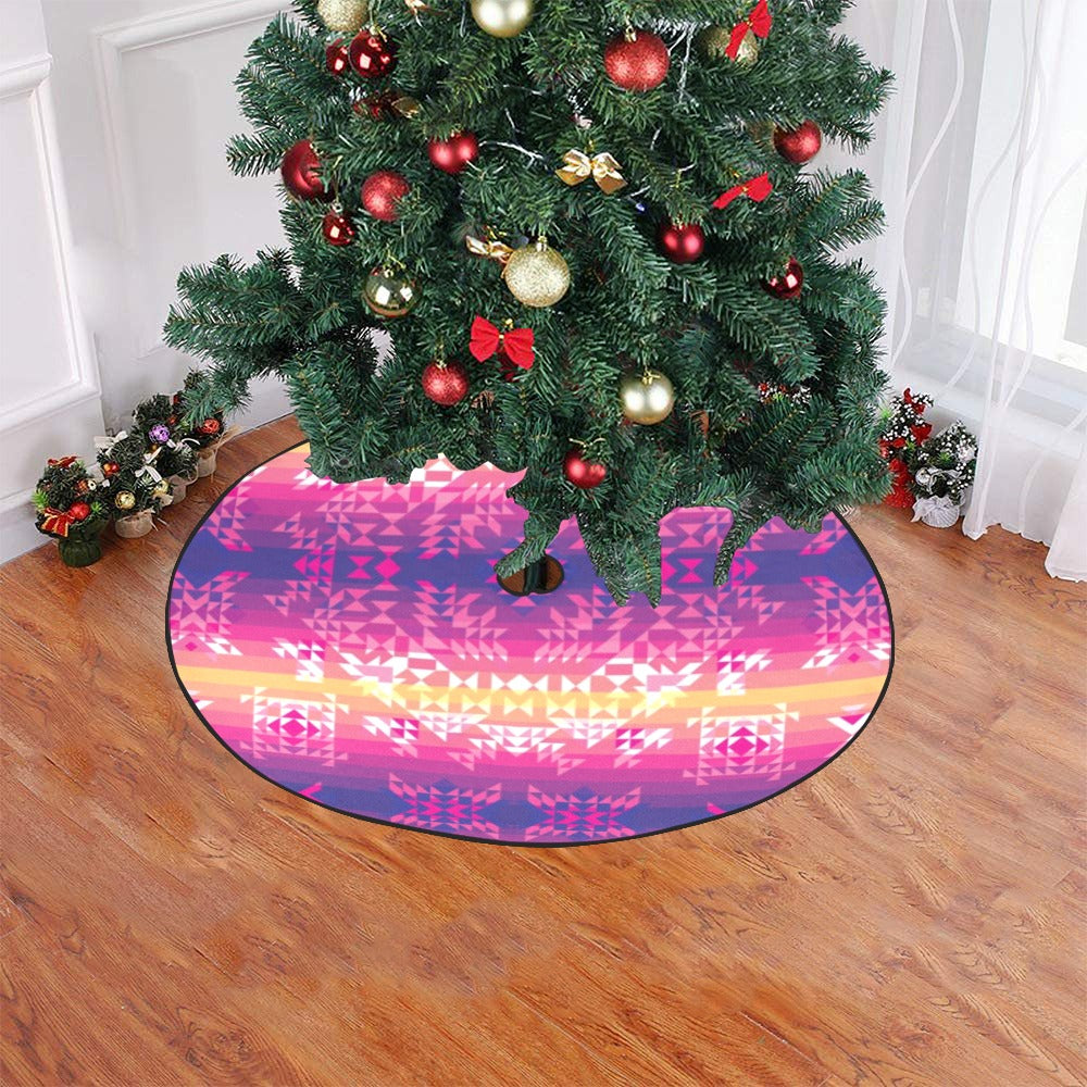 Soleil Overlay Christmas Tree Skirt 47" x 47"