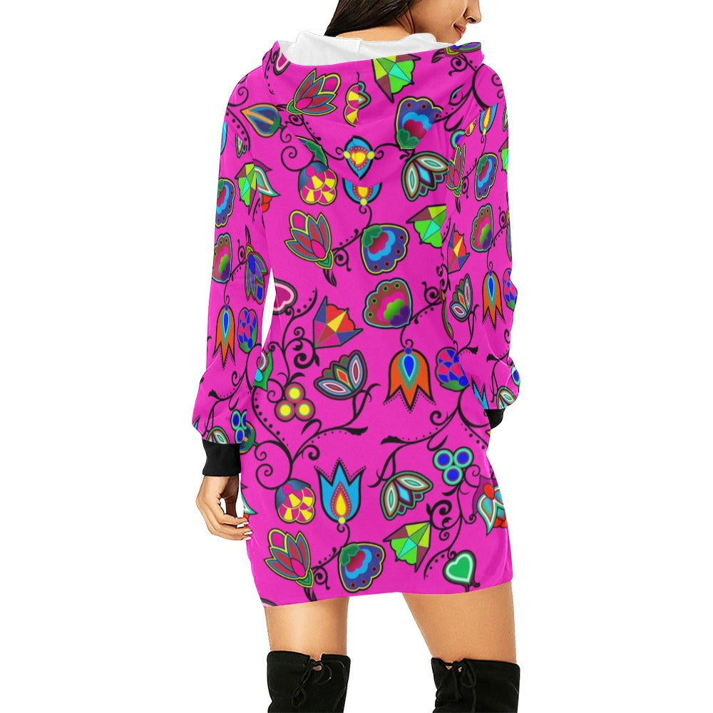 Indigenous Paisley Hoodie Dress