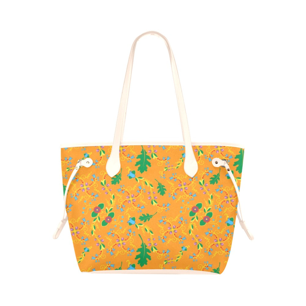 Vine Life Sunshine Clover Canvas Tote Bag