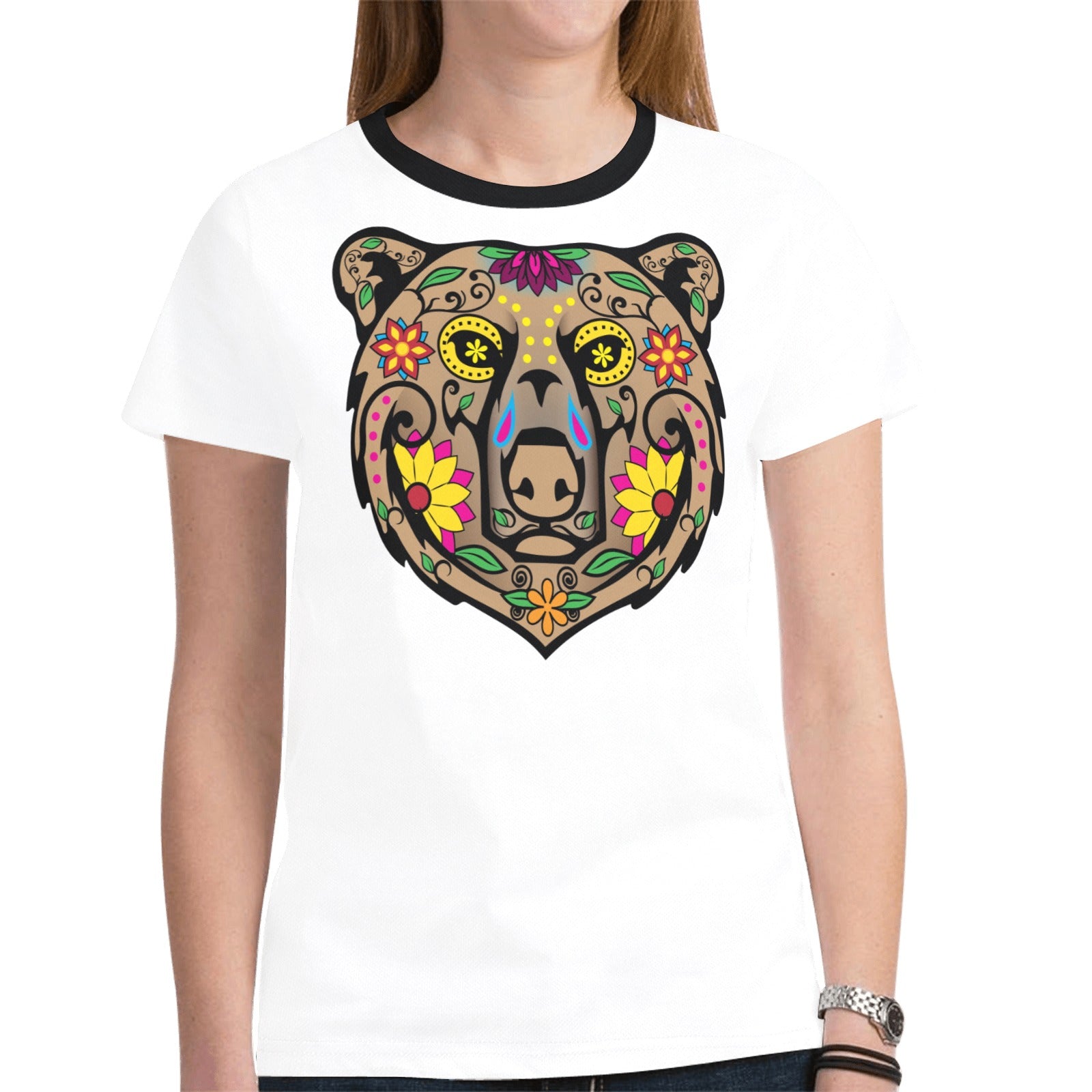 Bear Spirit Guide (White) T-shirt for Women