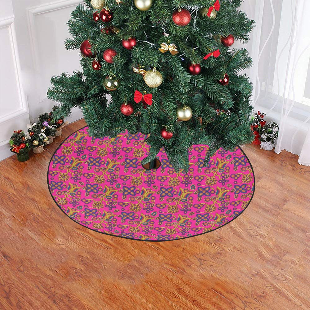 Rainbow Tomorrow Tulip Christmas Tree Skirt 47" x 47"