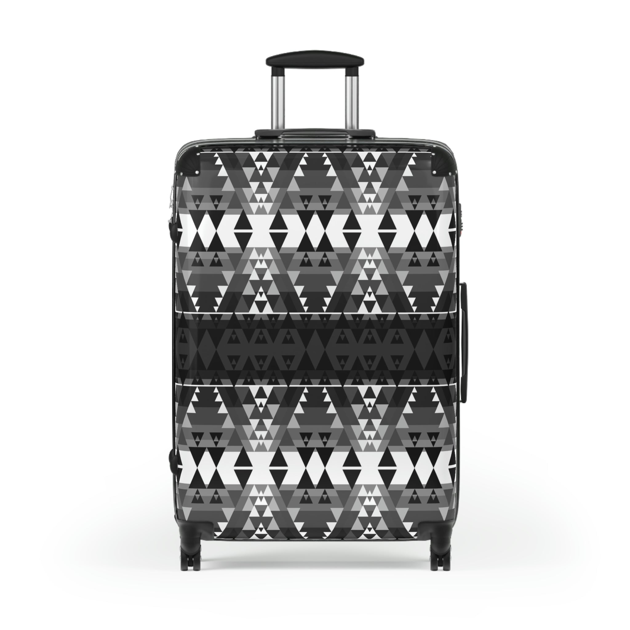 Writing on Stone Black and White Suitcases