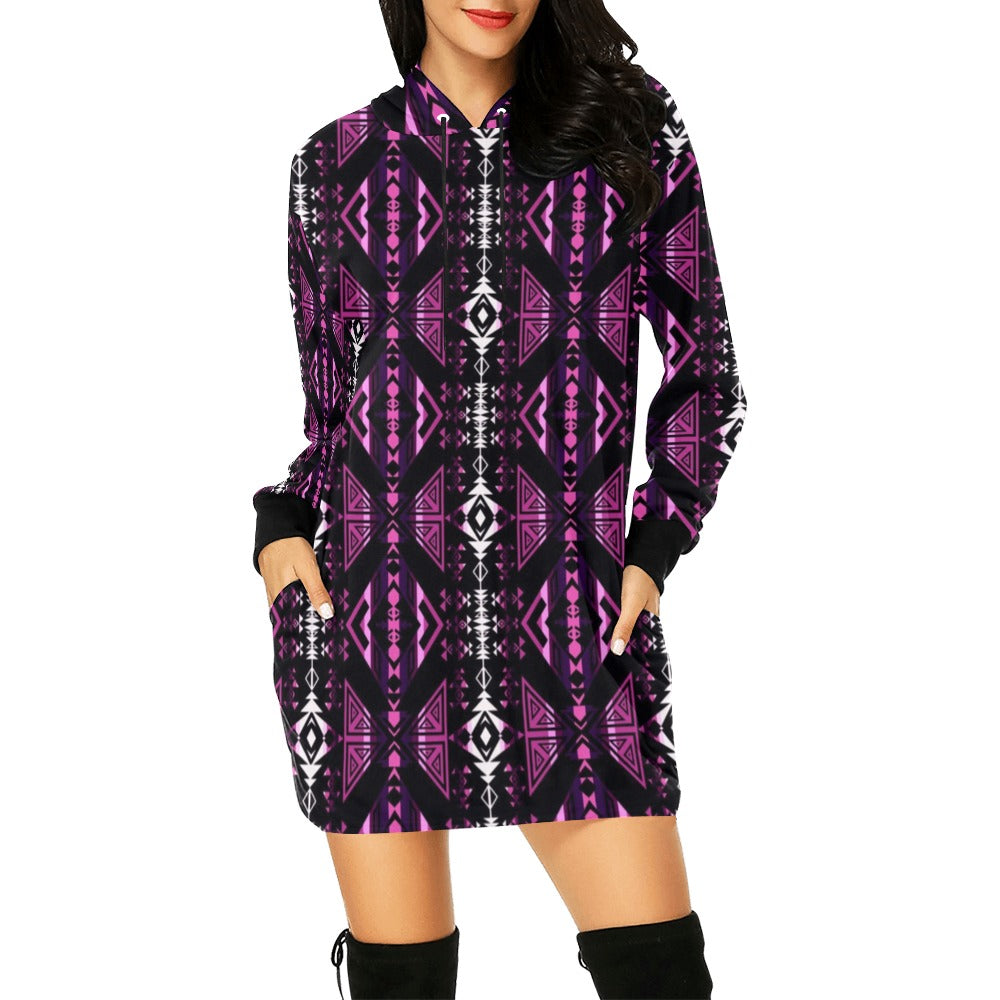 Upstream Expedition Moonlight Shadows Hoodie Dress