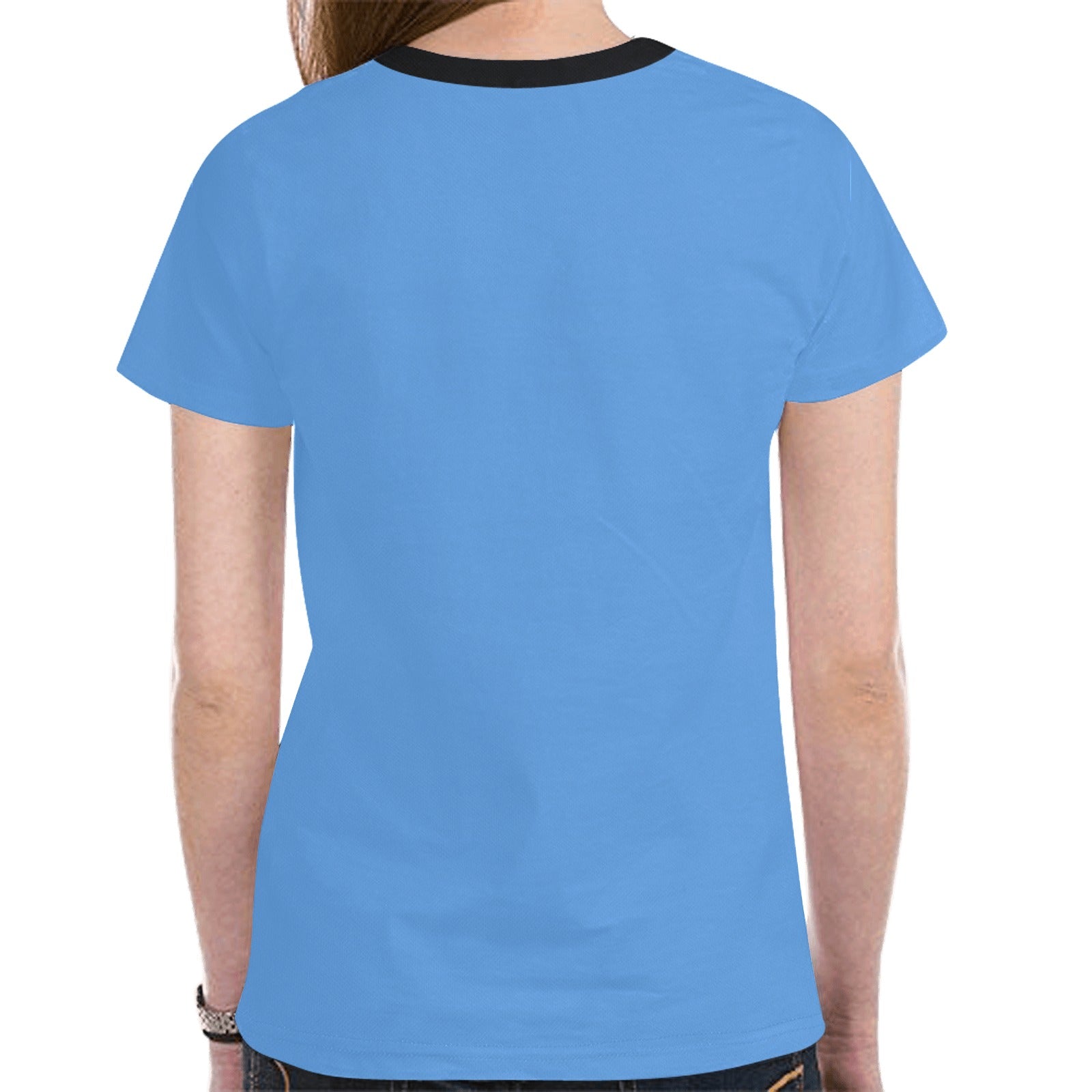 Buffalo Spirit Guide (Blue) T-shirt for Women