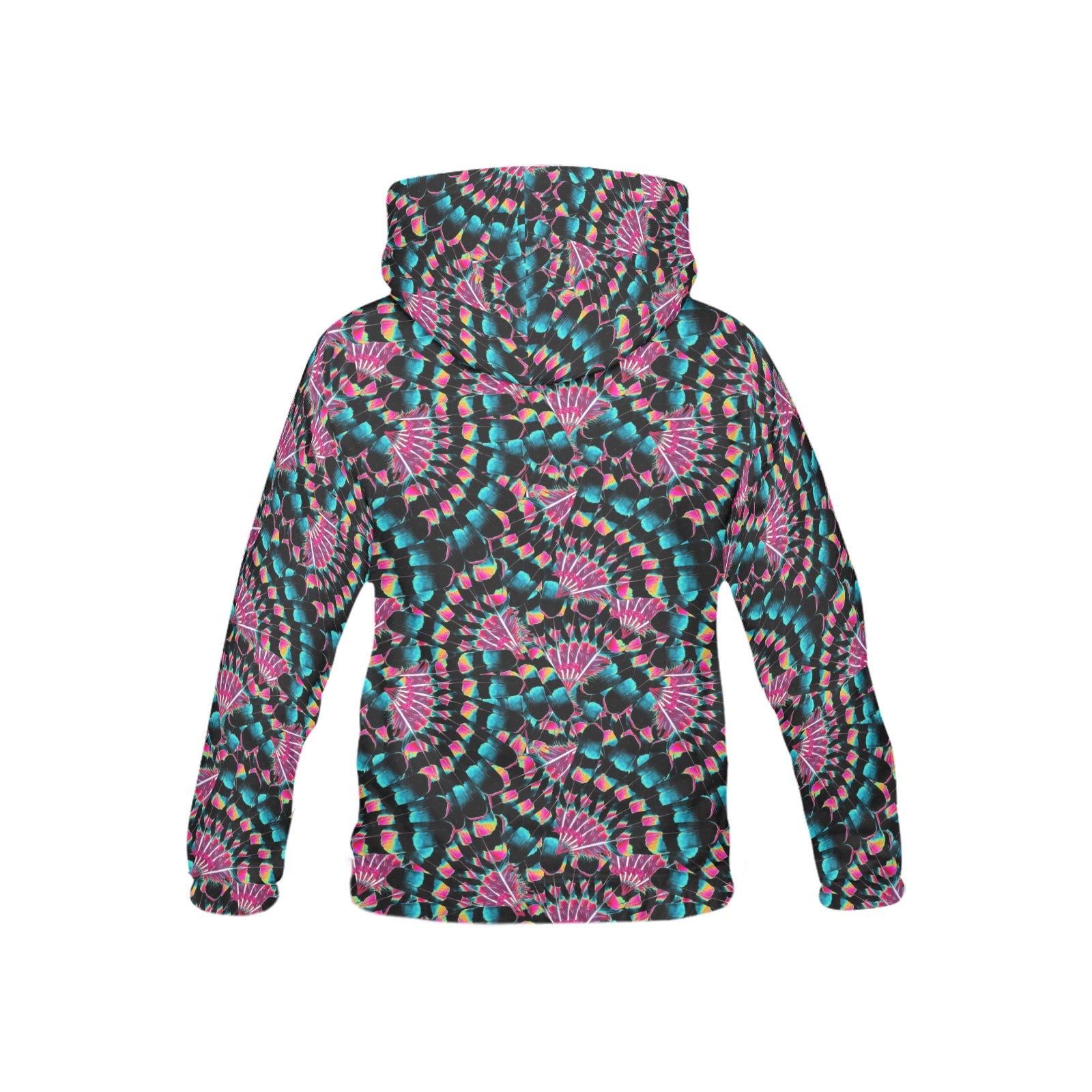 Hawk Feathers Heat Map Hoodie for Kid (USA Size)