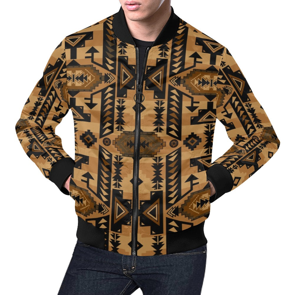 Chiefs Mountain Tan Bomber Jacket for Men