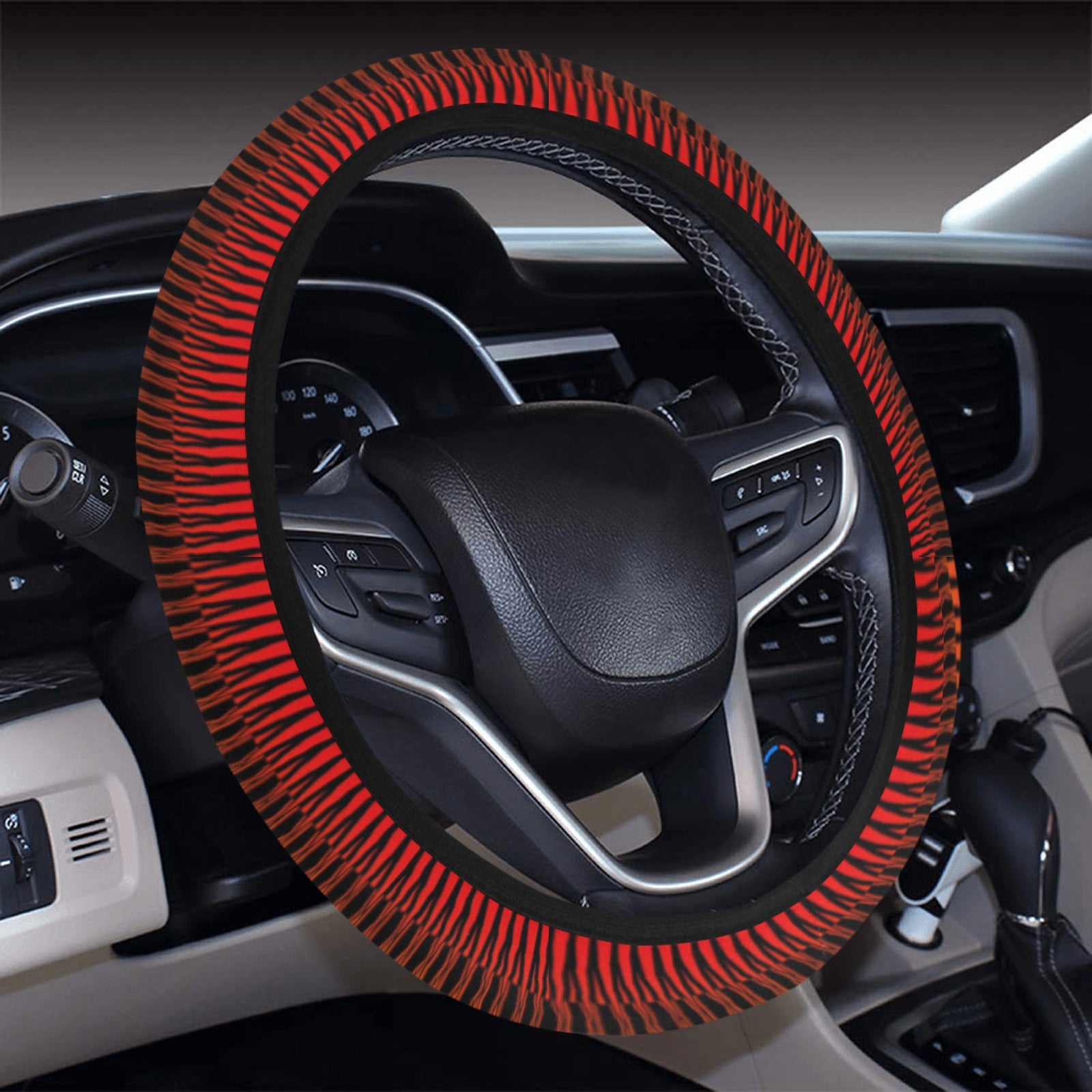 Fire Rattler Horizon Steering Wheel Cover with Elastic Edge