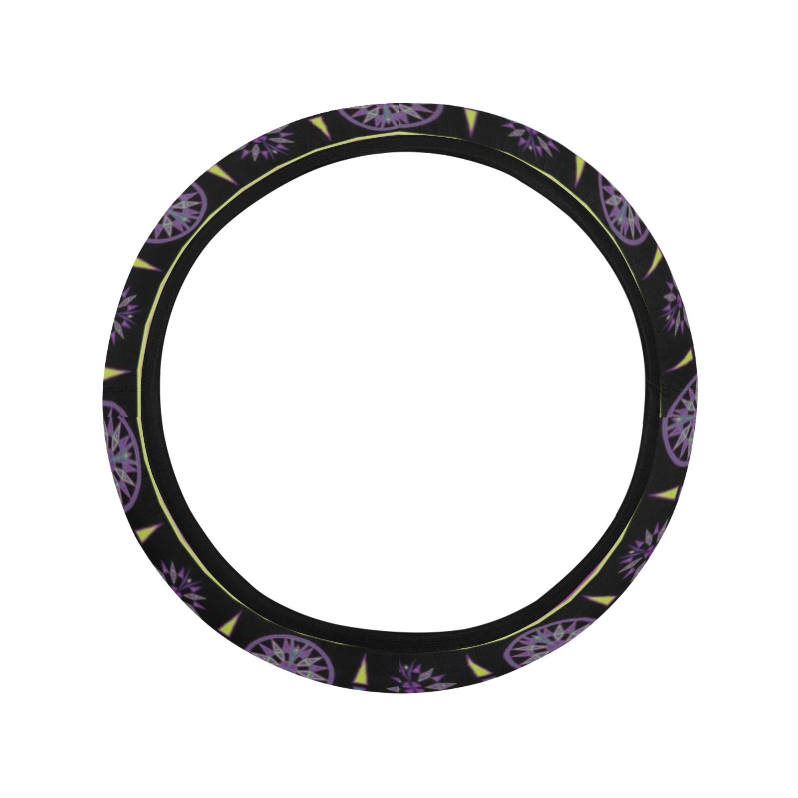 Evening Feather Wheel Steering Wheel Cover with Elastic Edge
