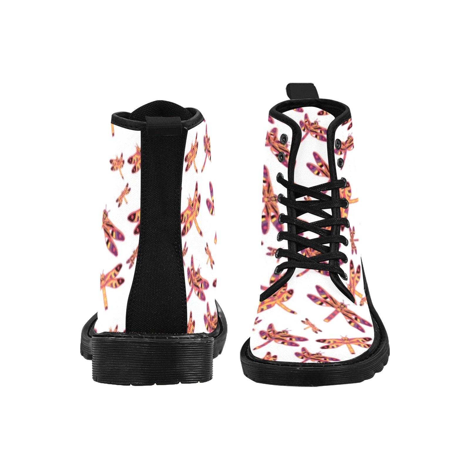 Gathering White Boots for Women (Black)