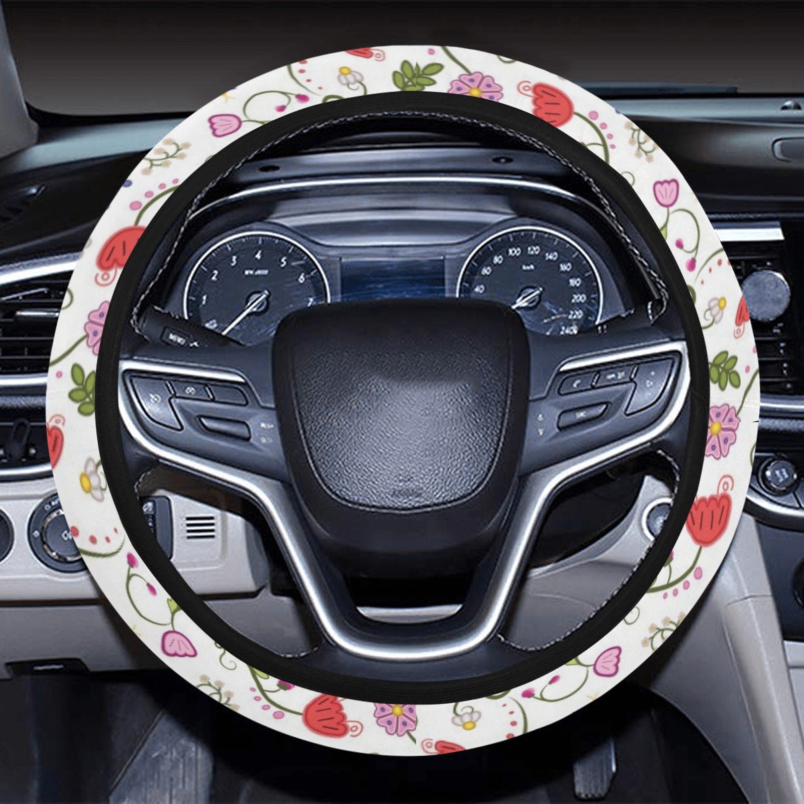 Nipin Blossom Steering Wheel Cover with Elastic Edge