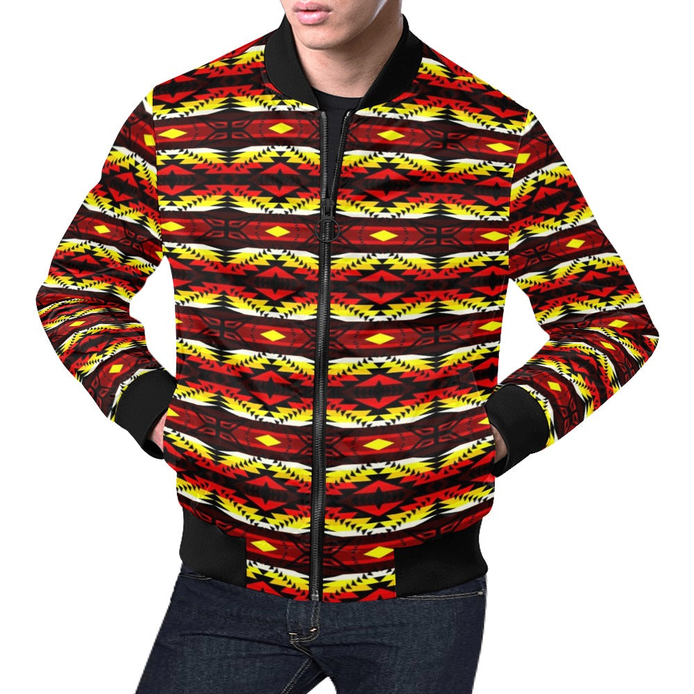 Canyon War Party Bomber Jacket for Men