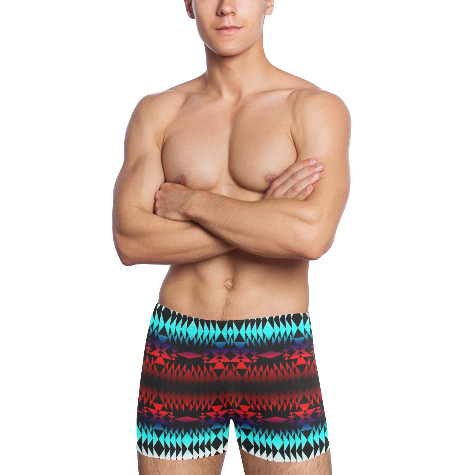 In Between Two Worlds Men's Swimming Trunks