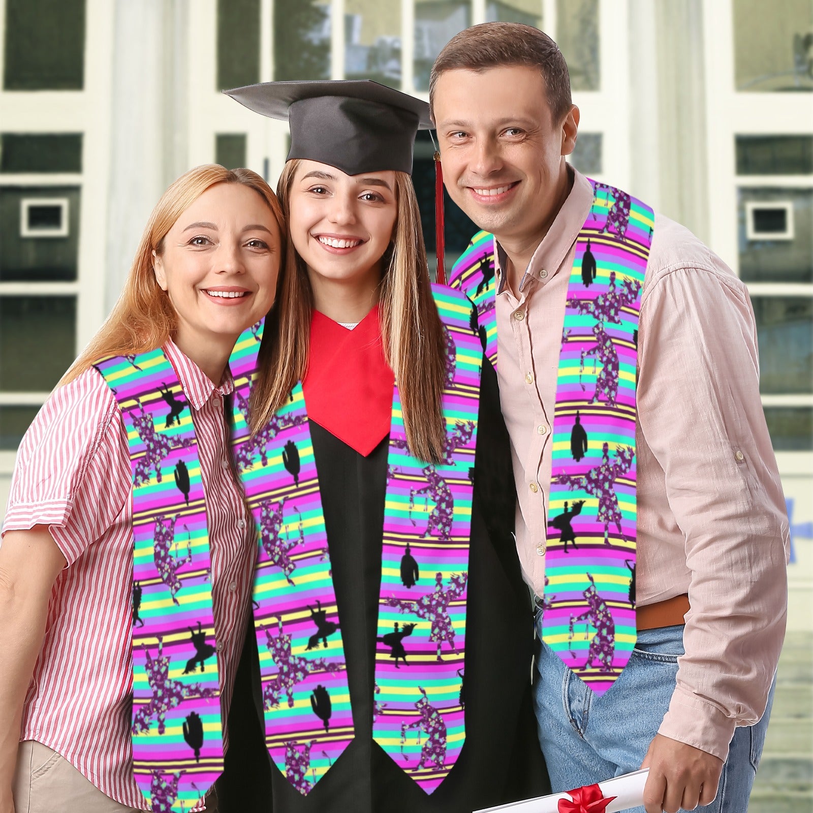 Dancers Floral Contest Graduation Stole