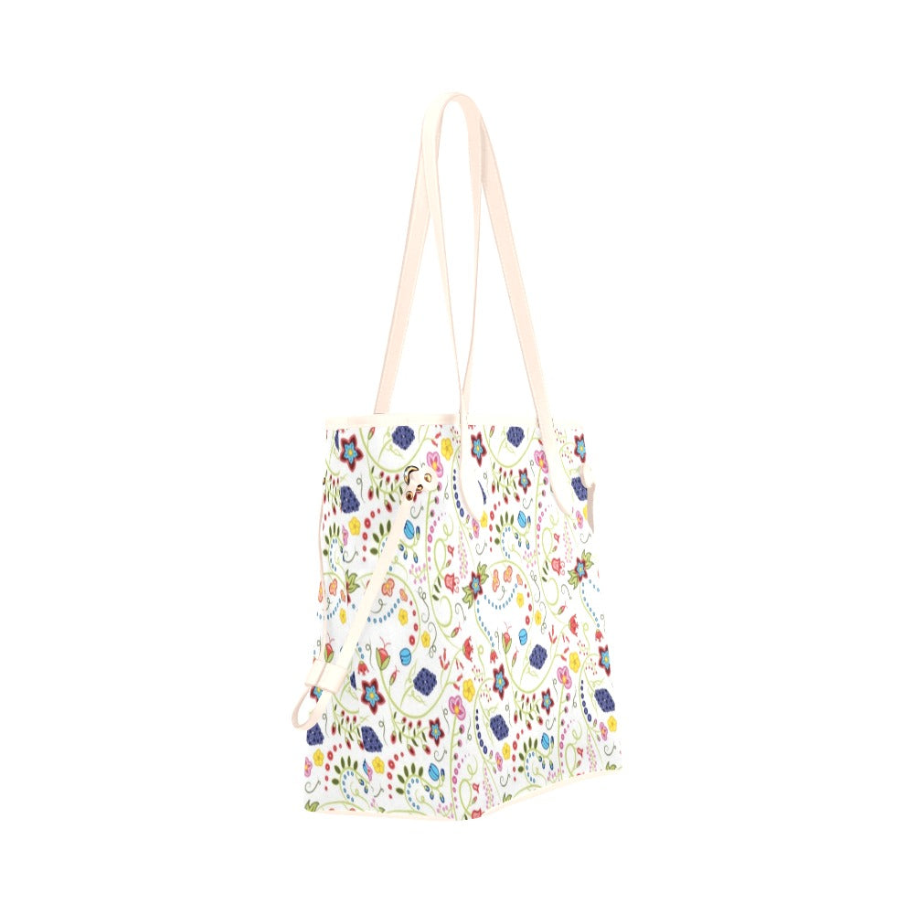 Fresh Fleur Clover Canvas Tote Bag