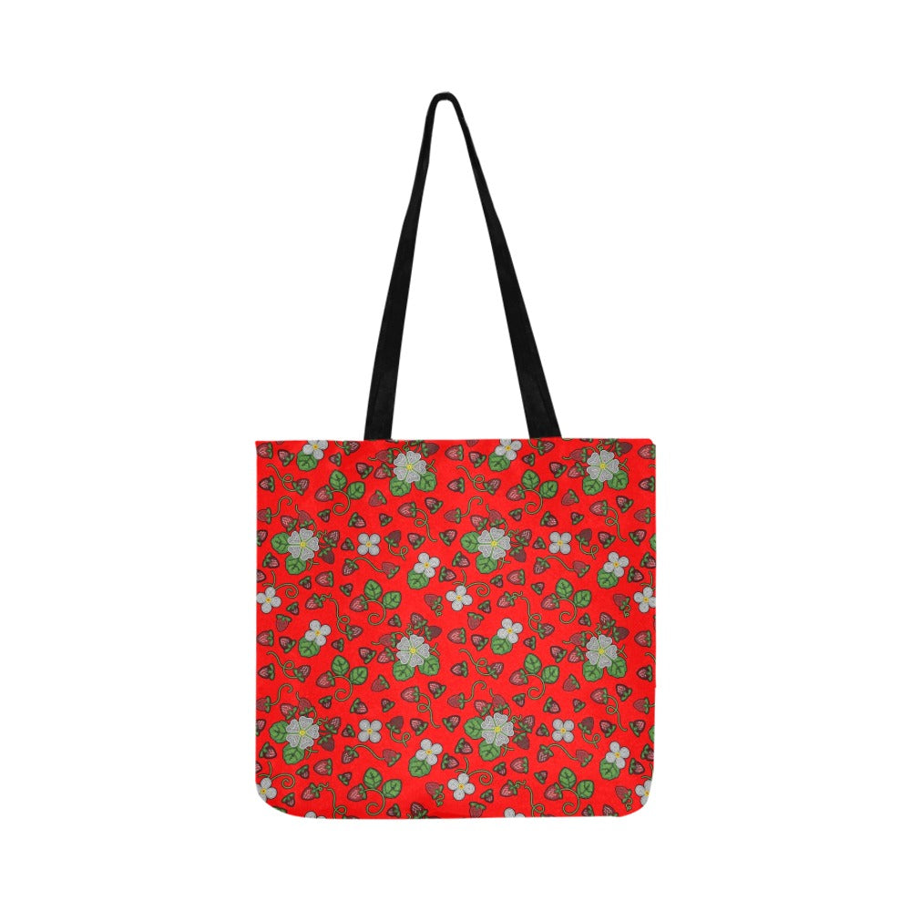 Strawberry Dreams Fire Reusable Shopping Bag (Two sides)