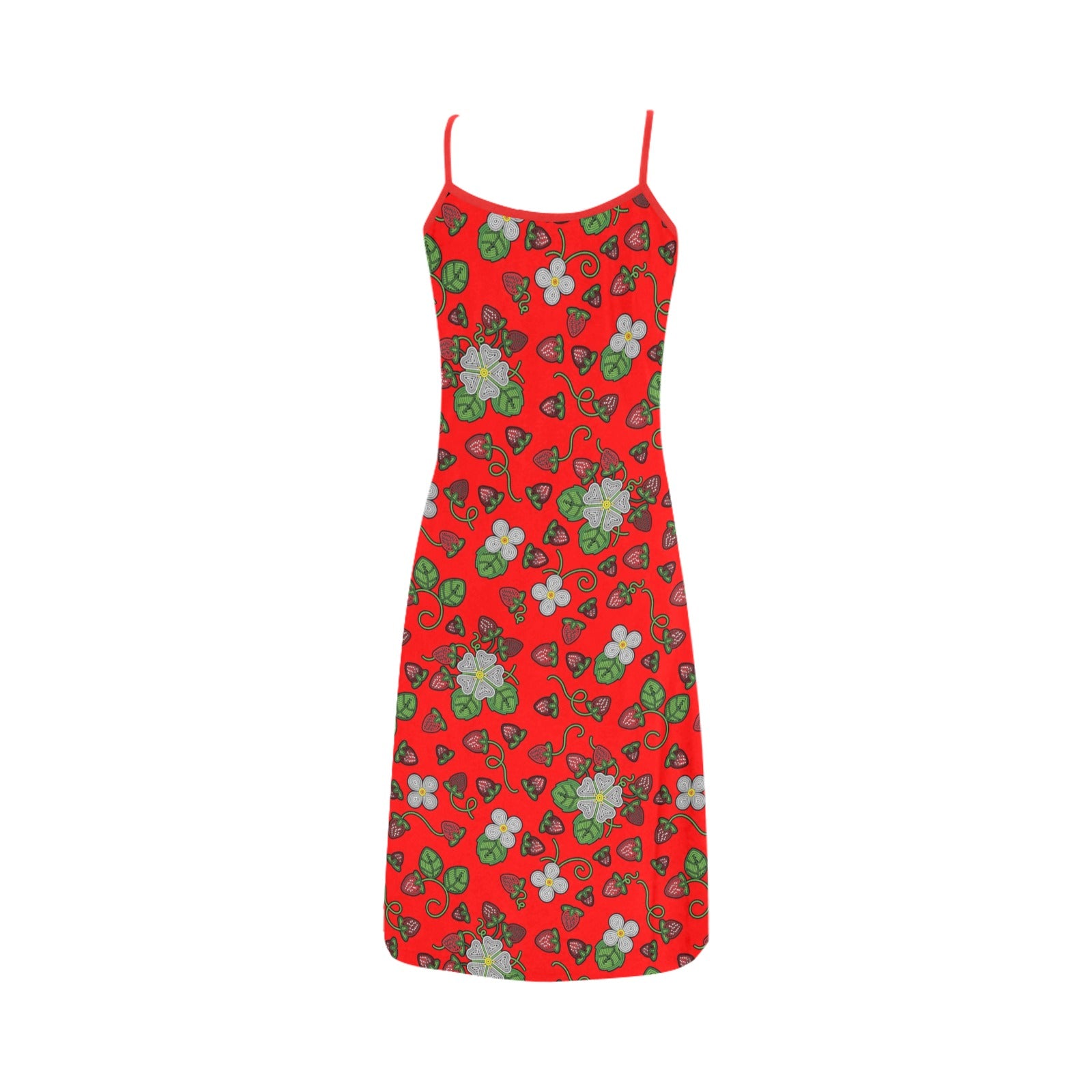 Strawberry Dreams Fire Alcestis Slip Dress