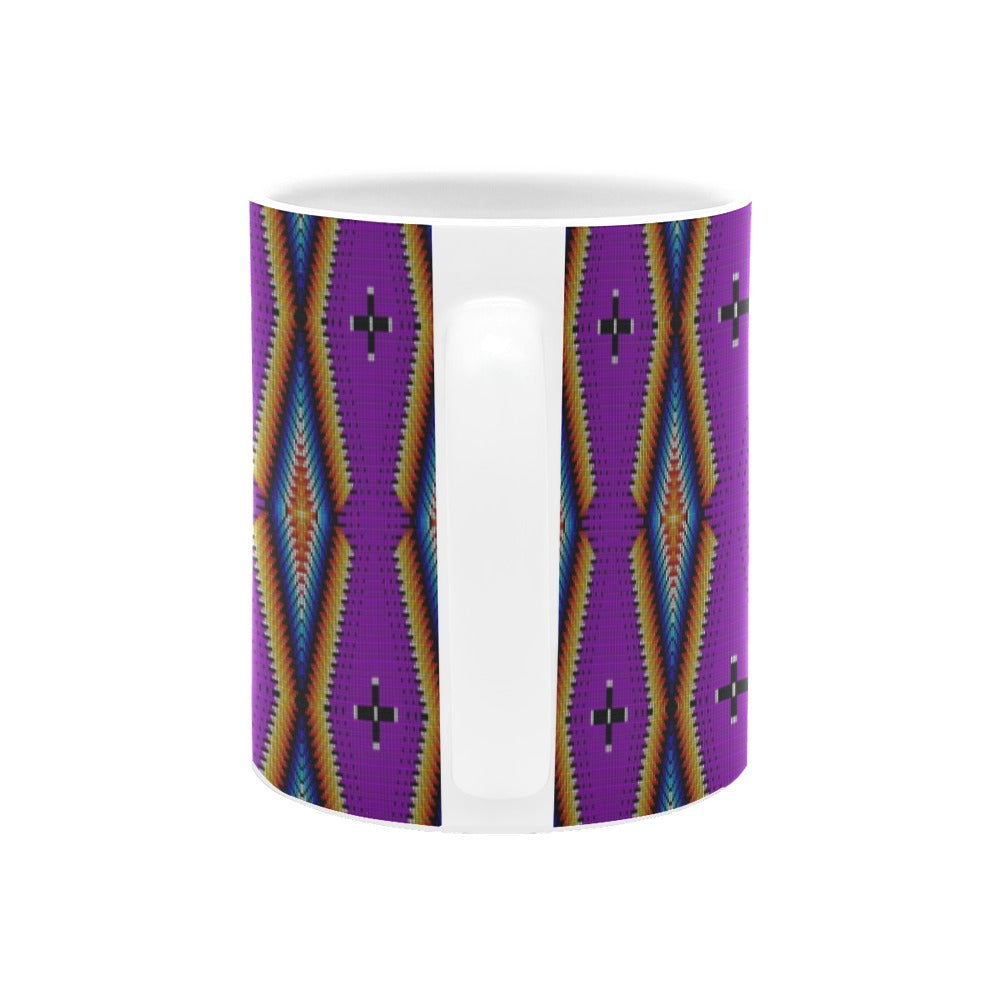 Diamond in the Bluff Purple White Mug(11OZ)