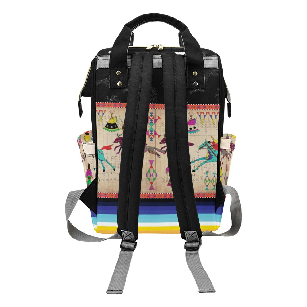 Ledger Village Midnight Multi-Function Diaper Backpack/Diaper Bag