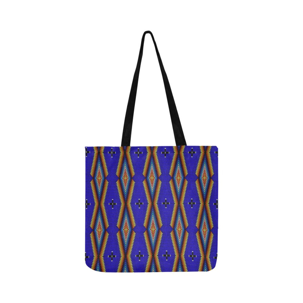 Diamond in the Bluff Blue Reusable Shopping Bag (Two sides)