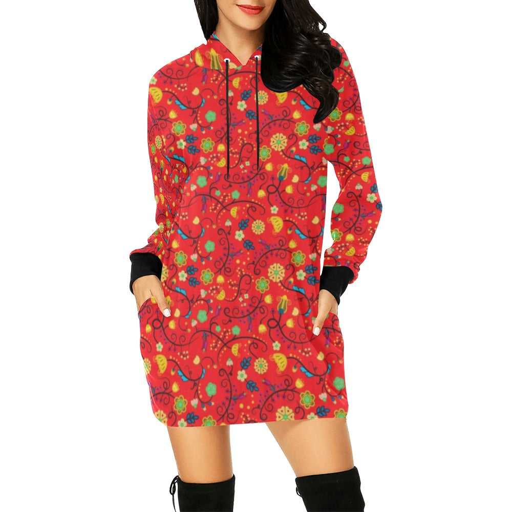 Nipin Blossom Fire Hoodie Dress