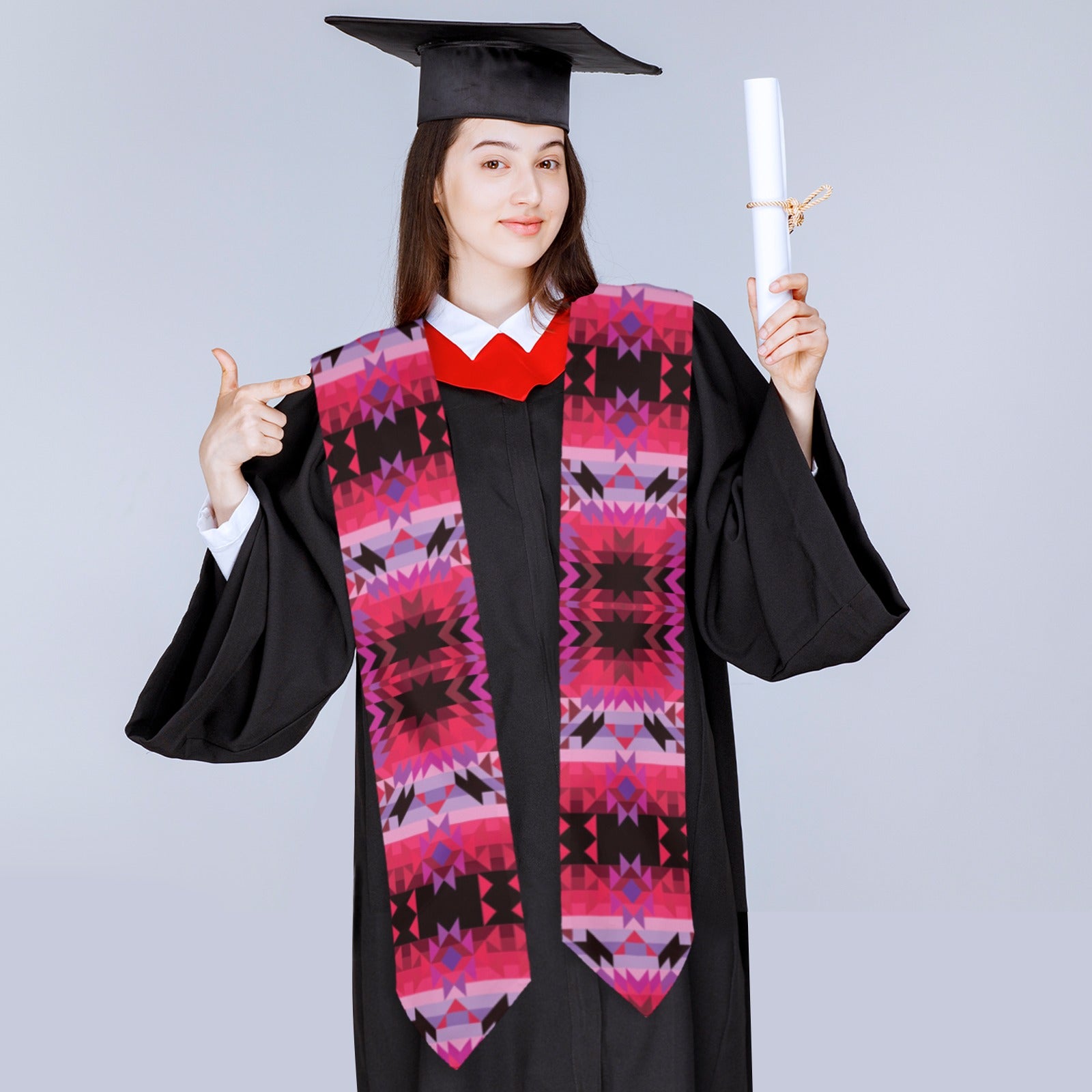 Red Star Graduation Stole