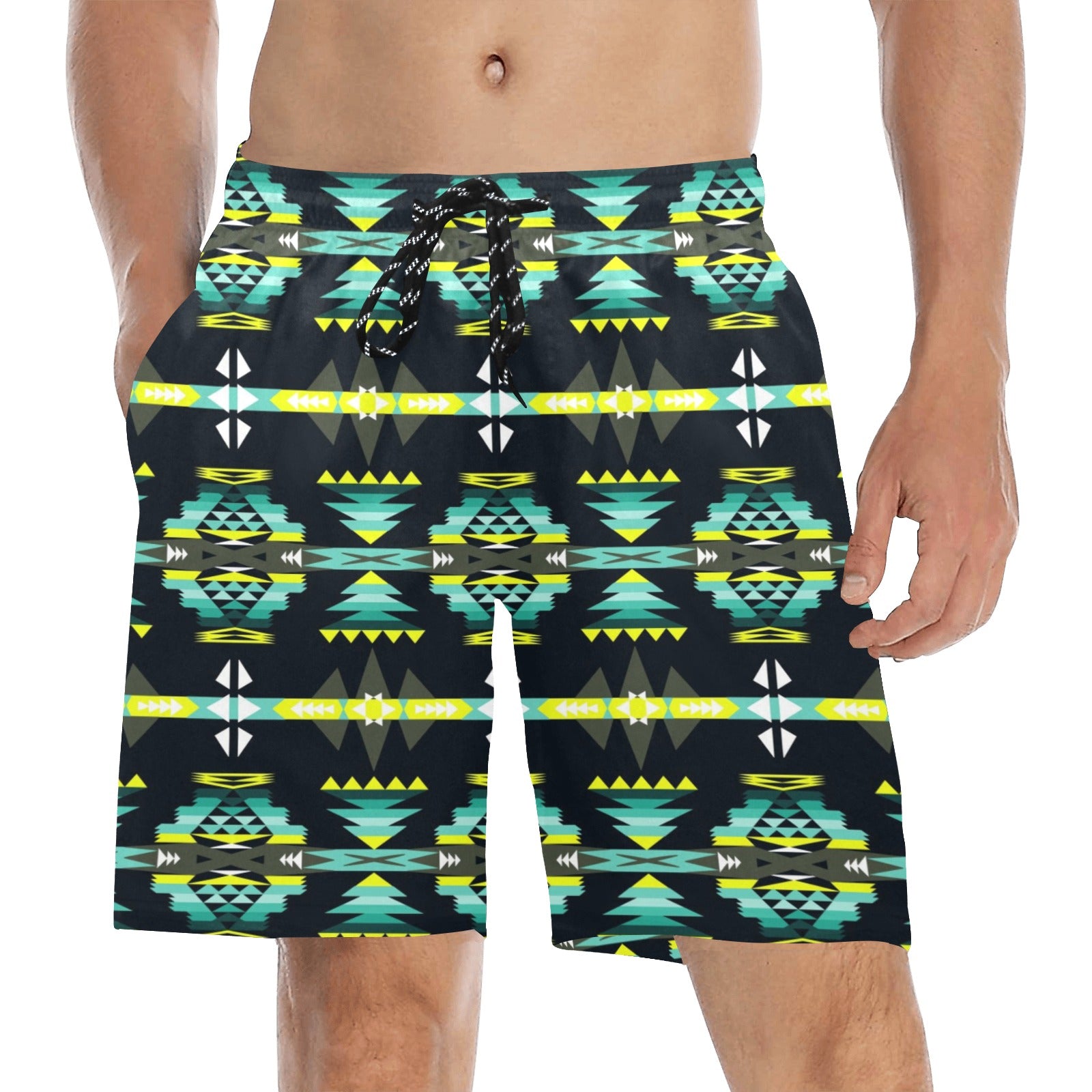 River Trail Men's Mid-Length Beach Shorts