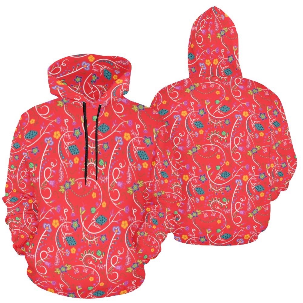 Fresh Fleur Fire Hoodie for Women (USA Size)