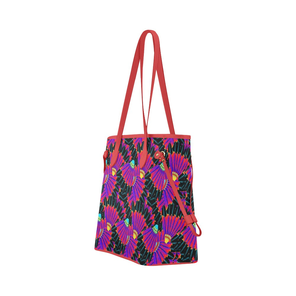 Eagle Feather Remix Clover Canvas Tote Bag