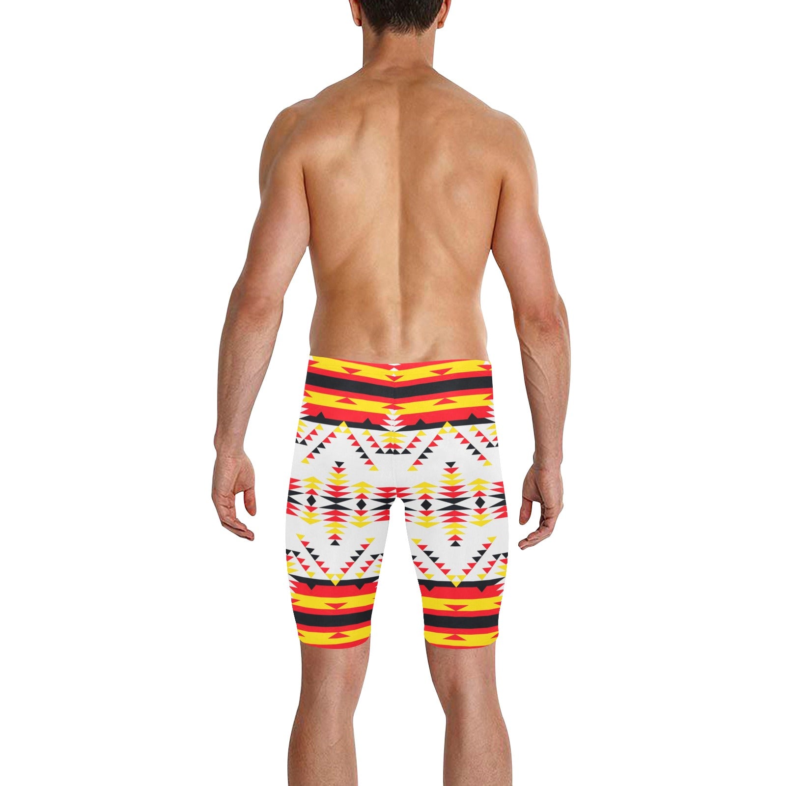 Visions of Peace Directions Men's Knee Length Swimming Trunks